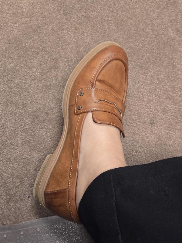 Loafer on my right foot