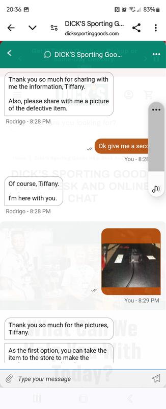 Photo submitted with review of product
