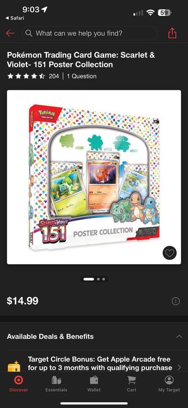 Pokémon TCG 151 Poster Collection Box