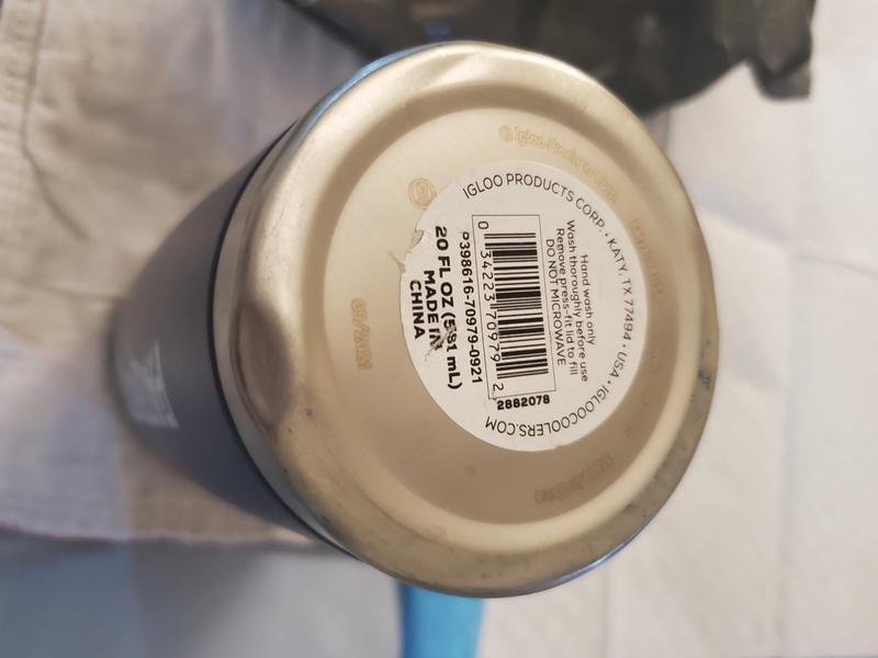 Photo submitted with review of product