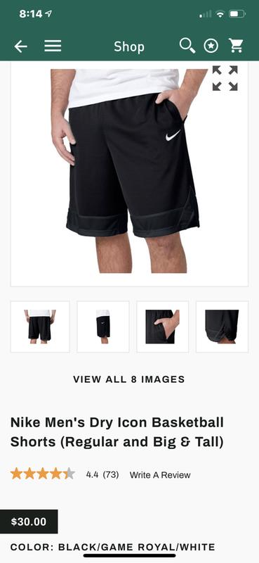 nike dry icon basketball shorts