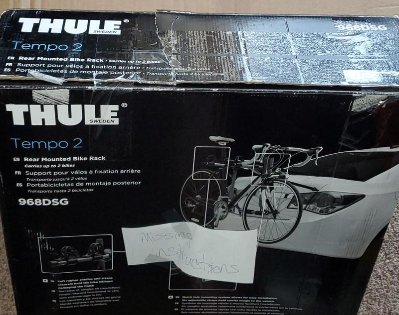 thule tempo bike rack