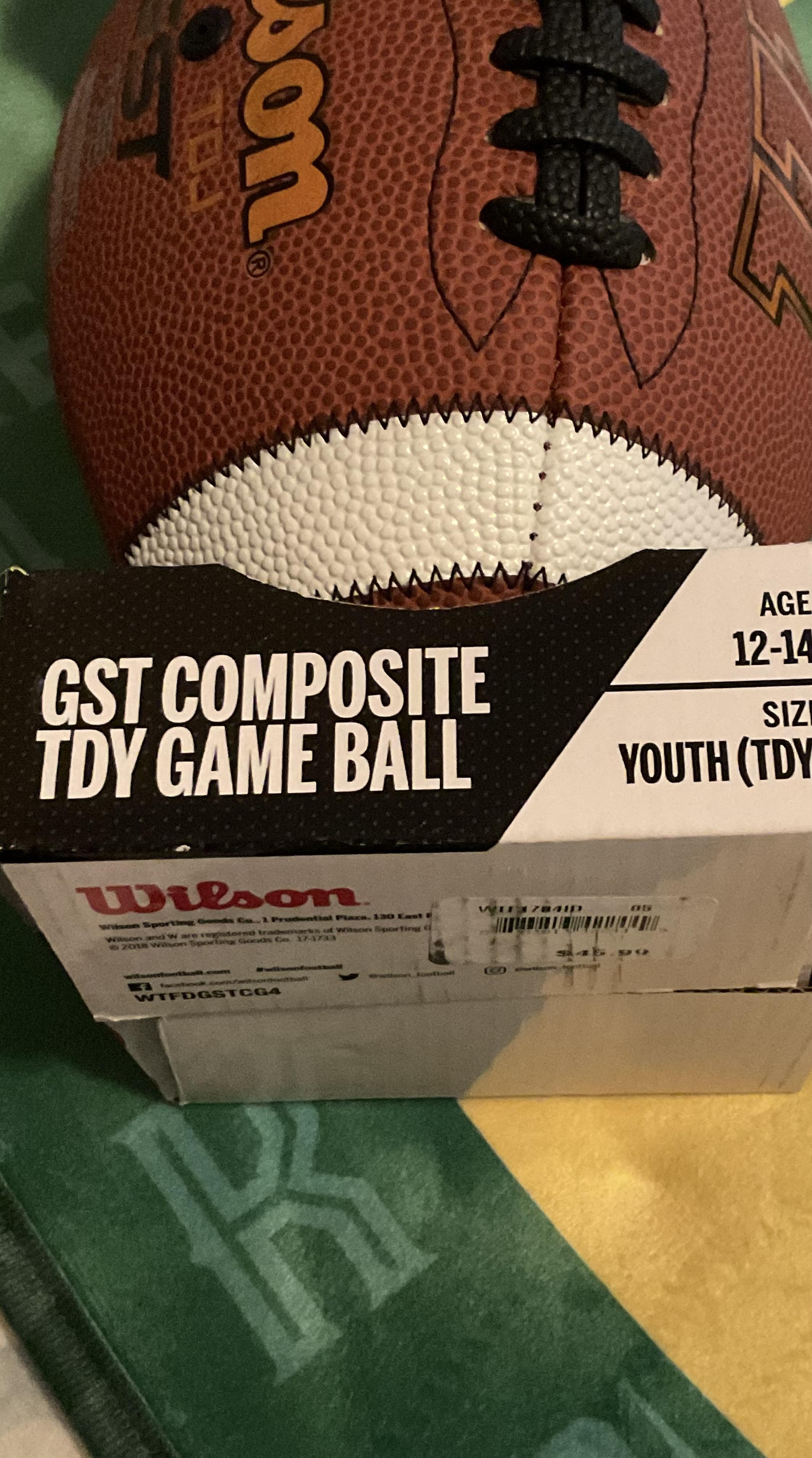 Wilson GST Composite Football | Dick's Sporting Goods