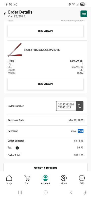 Photo submitted with review of product