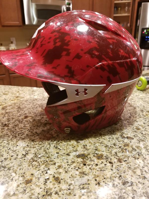 under armour junior heater digi camo batting helmet