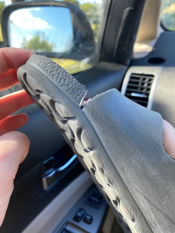 Photo submitted with review of product
