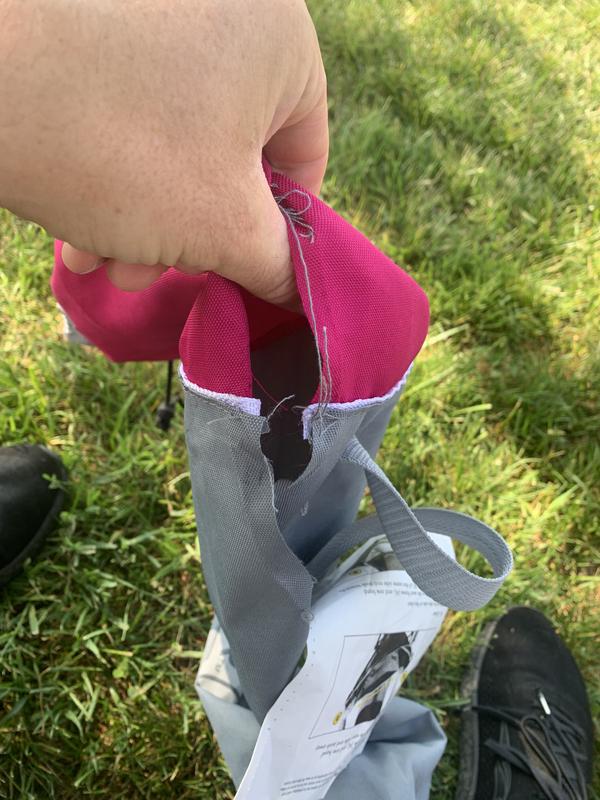 Photo submitted with review of product