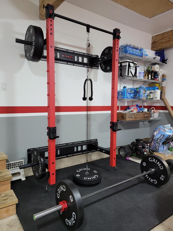 Ethos Folding Wall Rack Free Curbside Pick Up At S - Wall Mount Bench Press Rack
