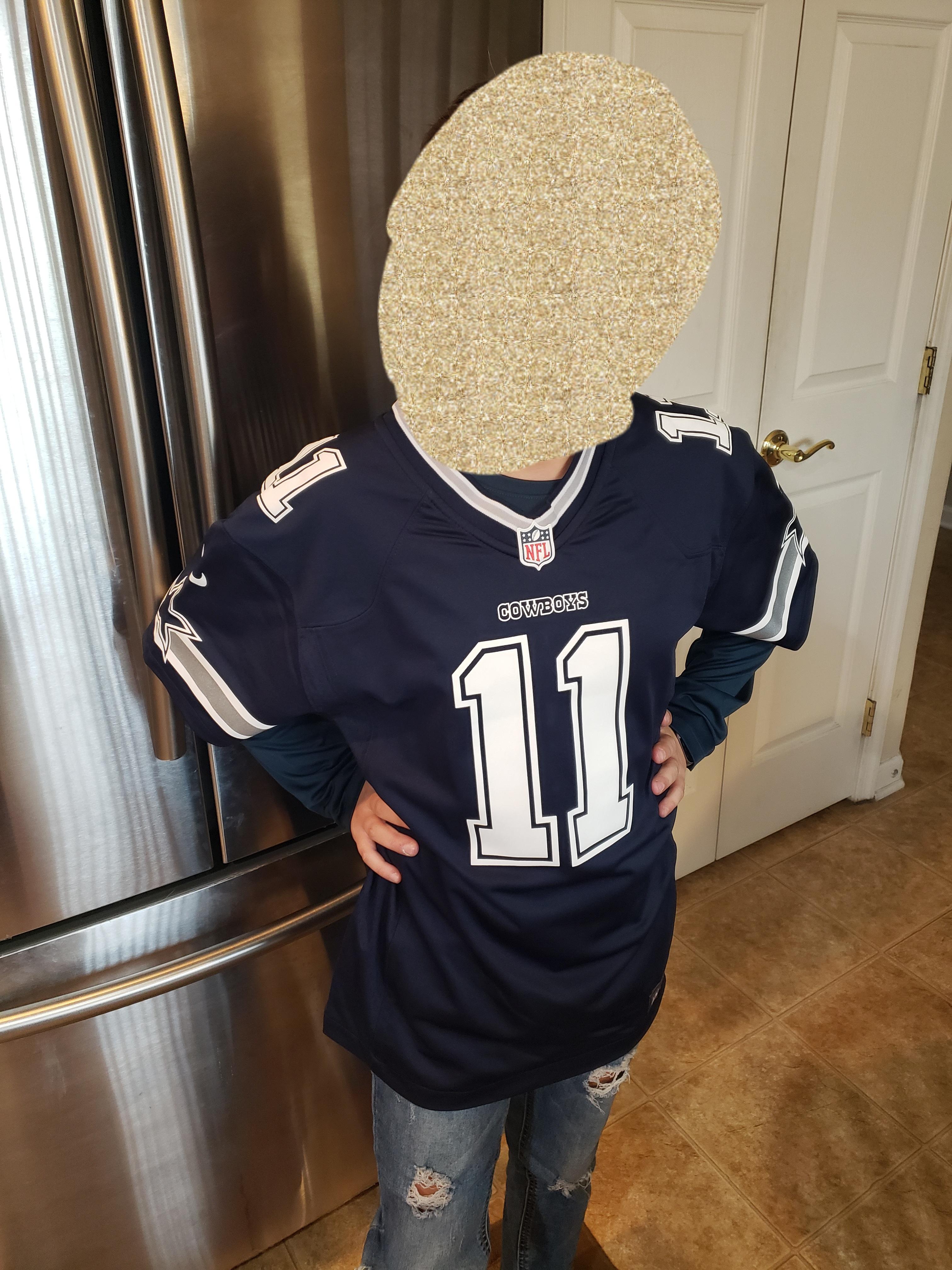 Cowboys jersey youth xl best sale