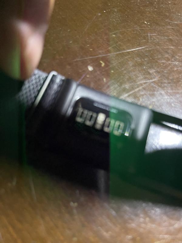 Photo submitted with review of product
