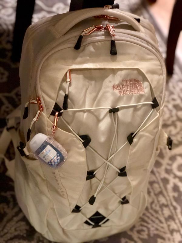 north face jester luxe backpack white