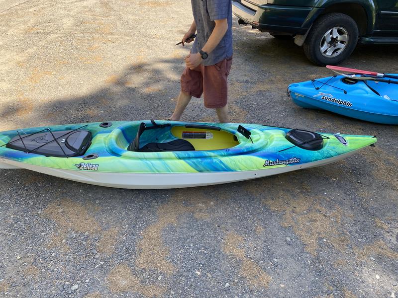 Kayak Pelican Mustang 100x Exo Kayak Semi Ferme Pelican Sport