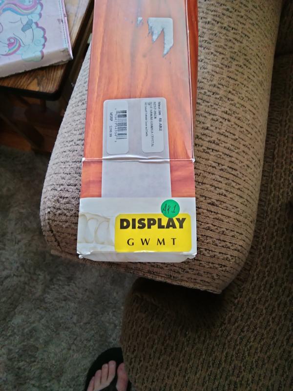 Photo submitted with review of product