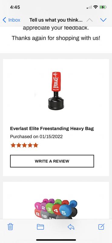 Photo submitted with review of product