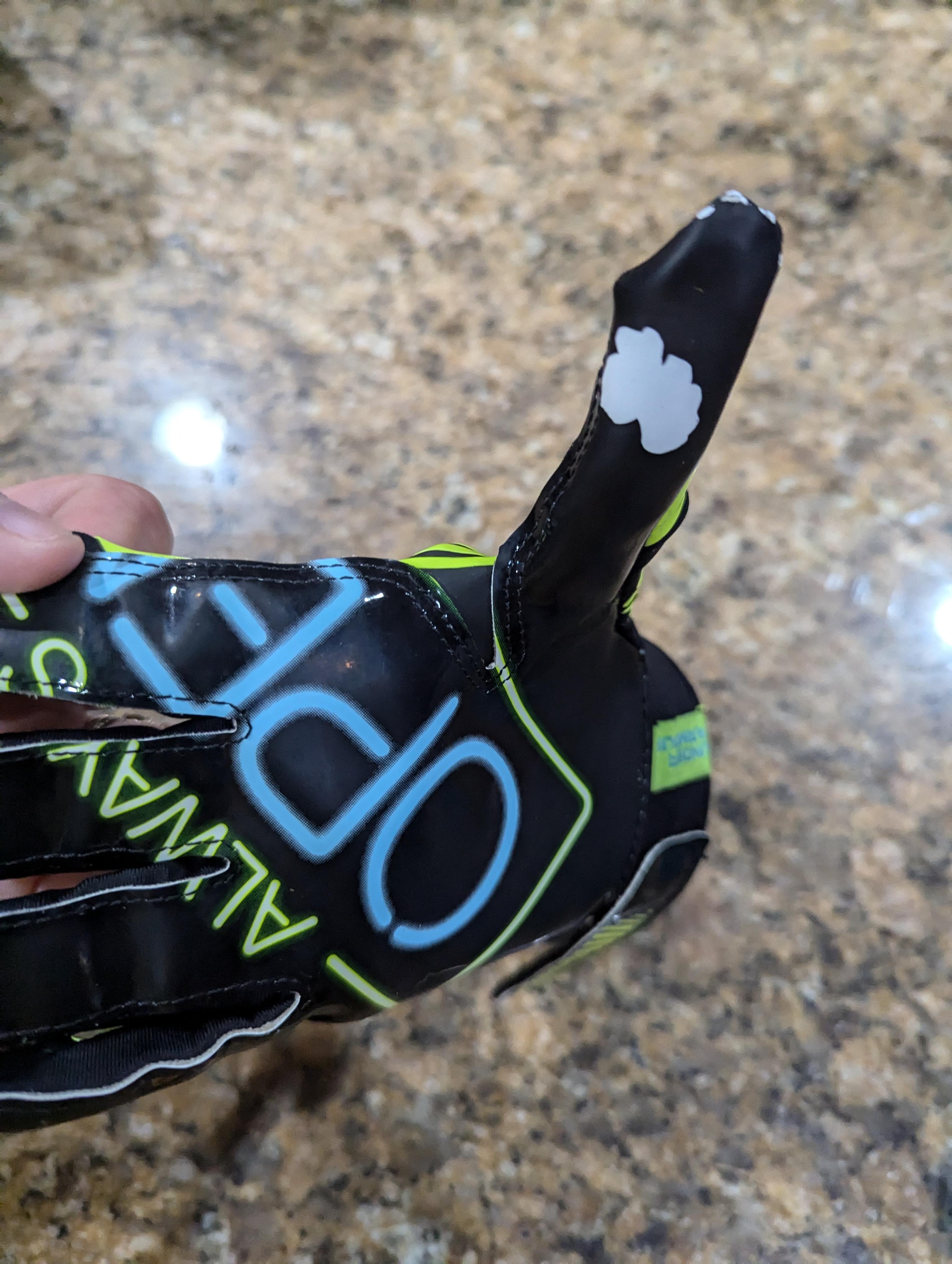 Under Armour Youth F9 Nitro 'Always Open' Novelty Football Gloves