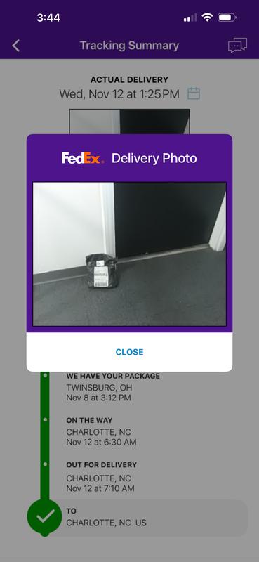 Photo submitted with review of product