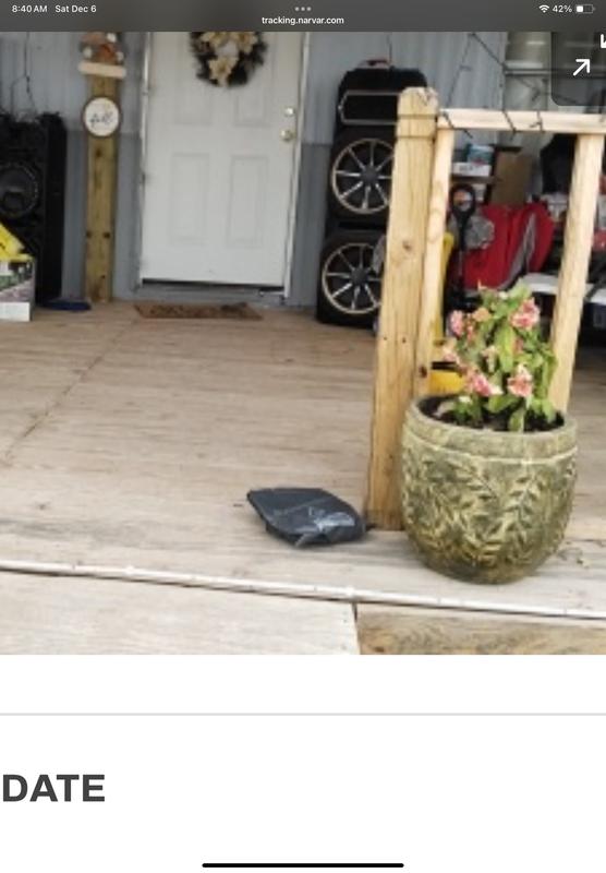 Photo submitted with review of product