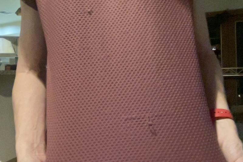 Photo submitted with review of product