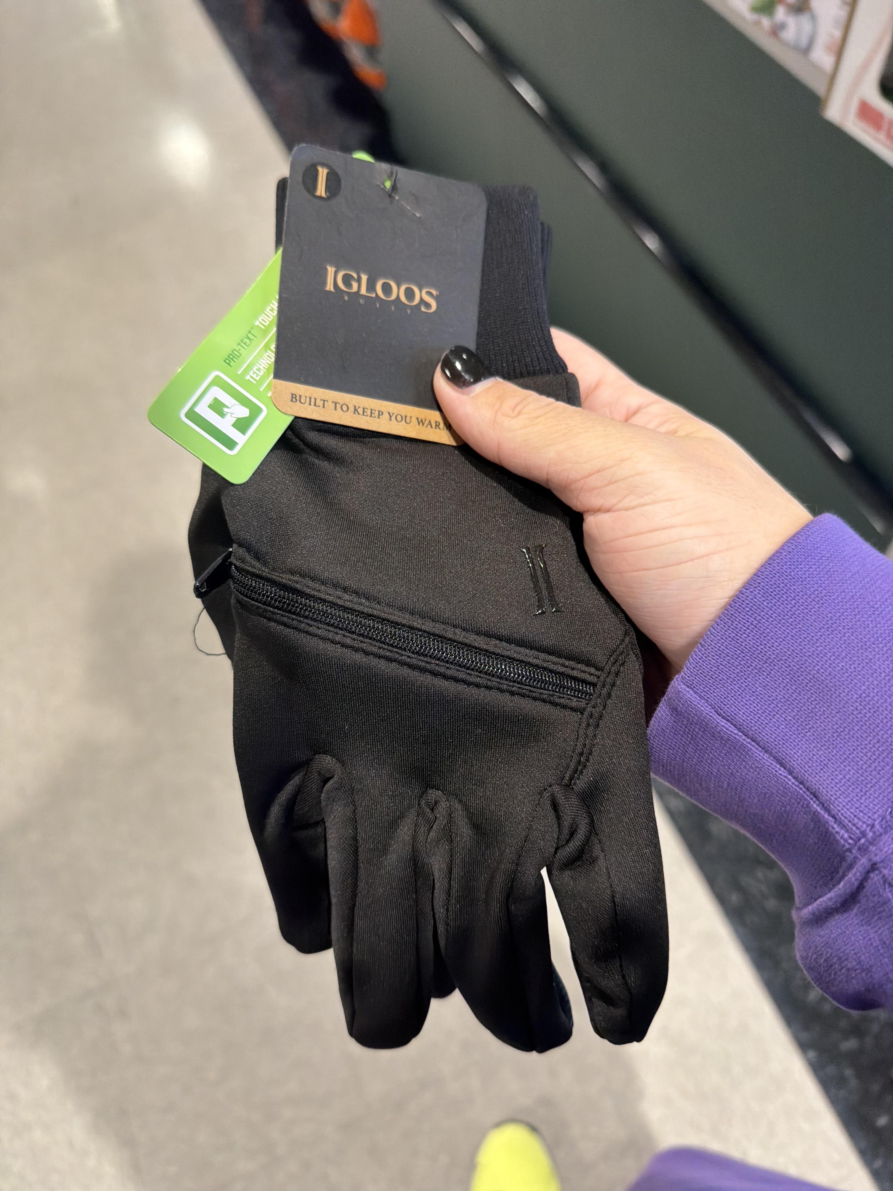 STRETCH FLEECE TOUCH GLOVES 黒　fcrb 25aw Igloos Men's Stretch Fleece Touch Gloves | Dick's Sporting Goods