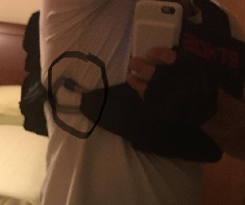 Photo submitted with review of product