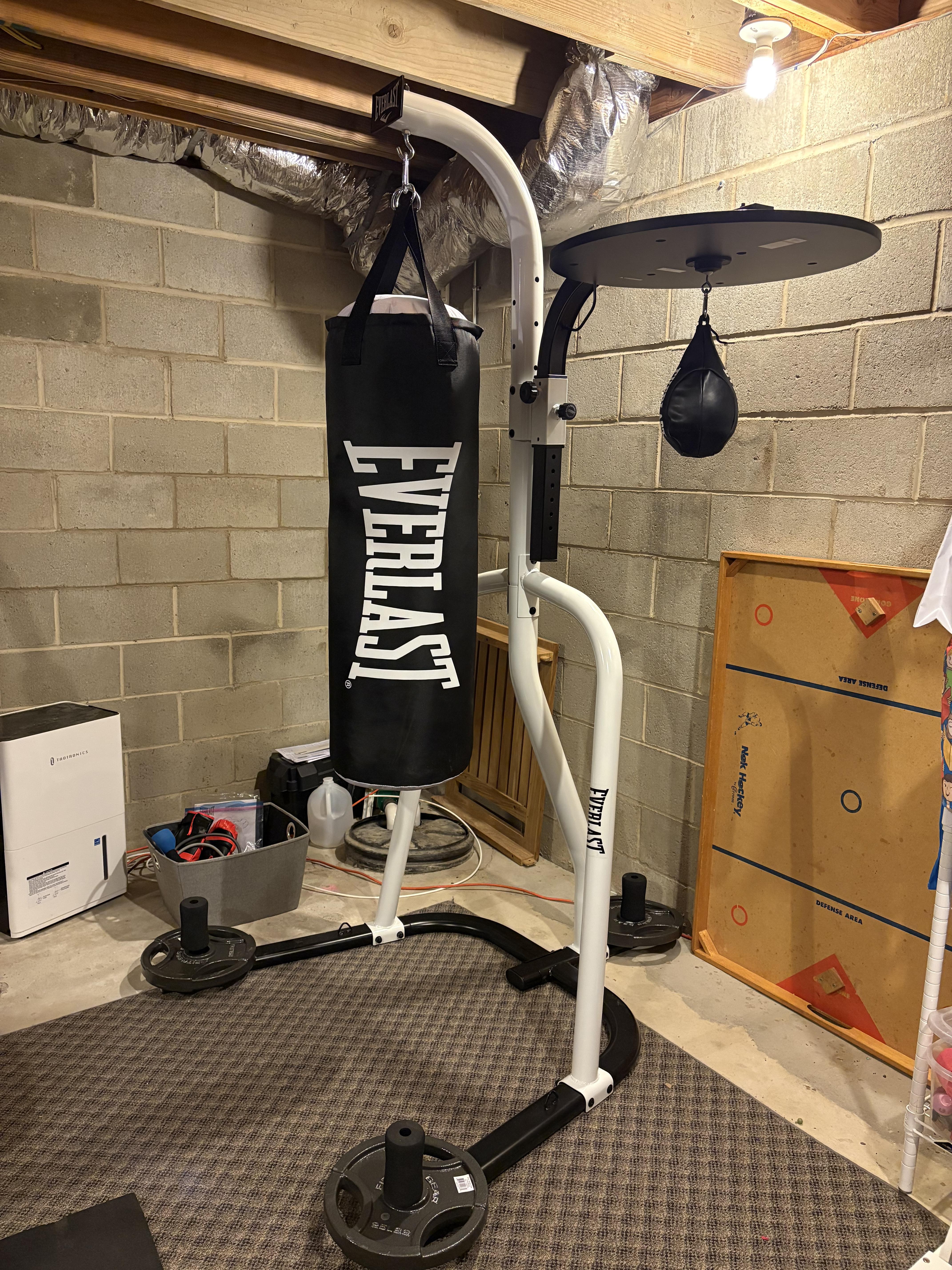 Everlast Powercore Combo Heavy Bag Dual Station Stand | Dick's