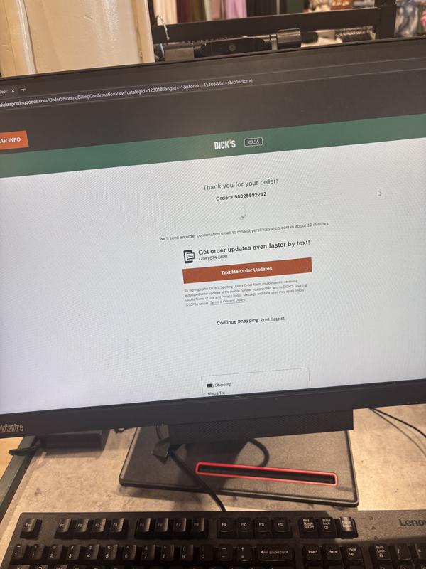 Photo submitted with review of product