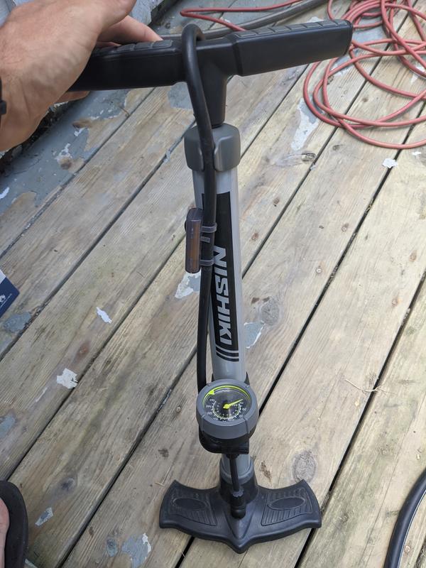 nishiki floor bike pump manual