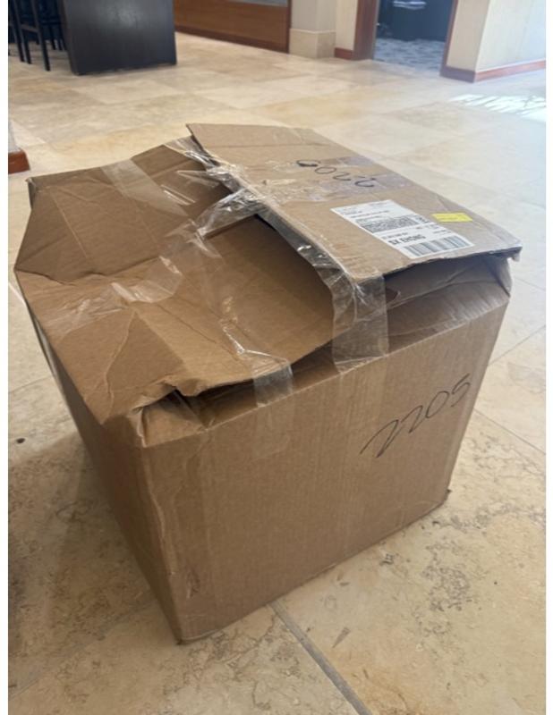 Photo submitted with review of product