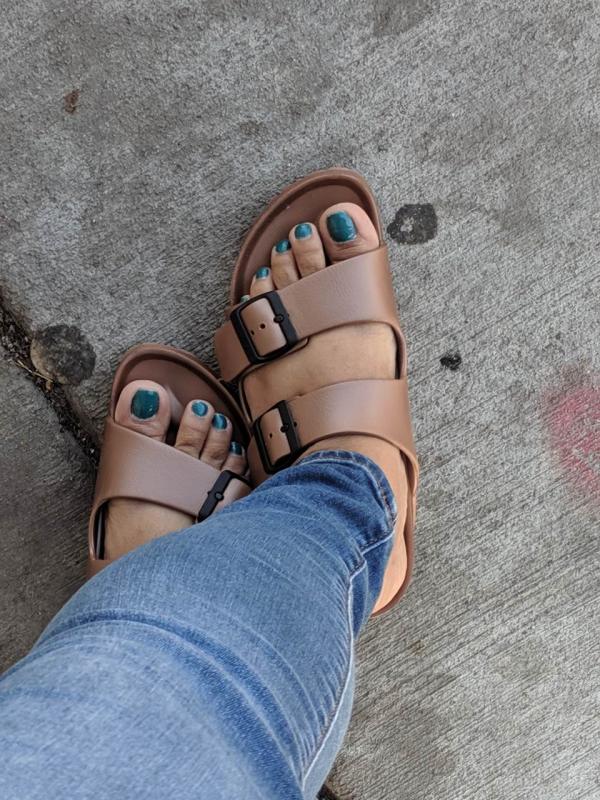 mens white rubber birkenstocks