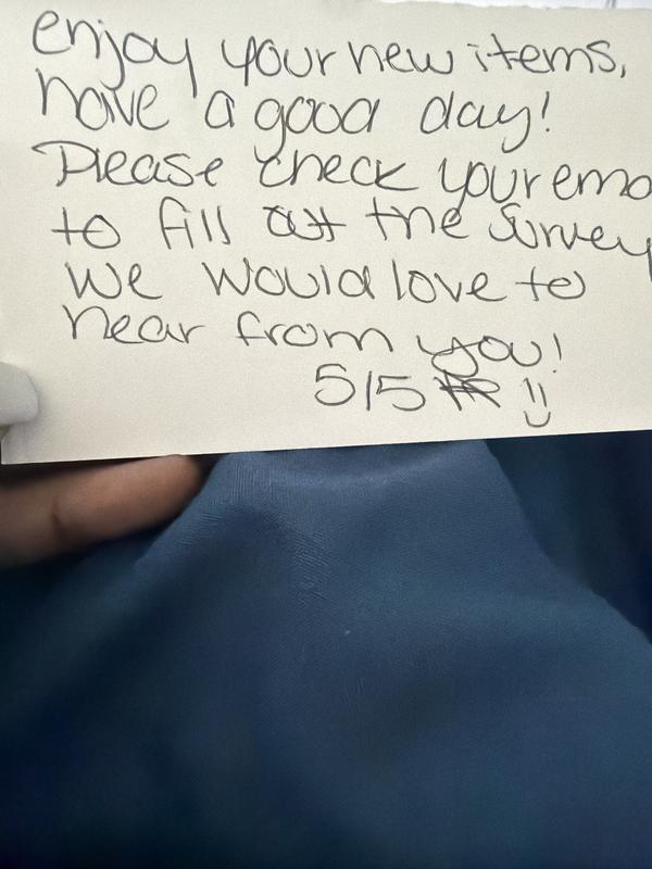 Photo submitted with review of product