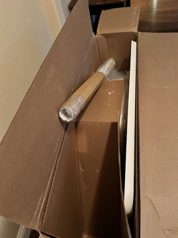 Photo submitted with review of product