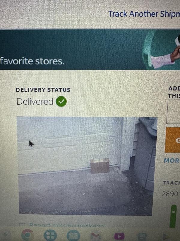 Photo submitted with review of product