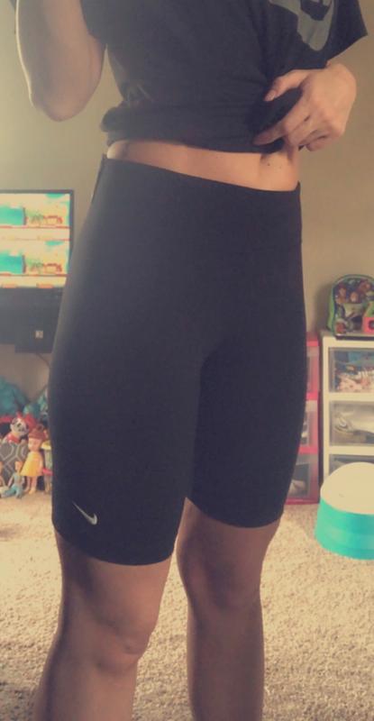 black nike cycle shorts