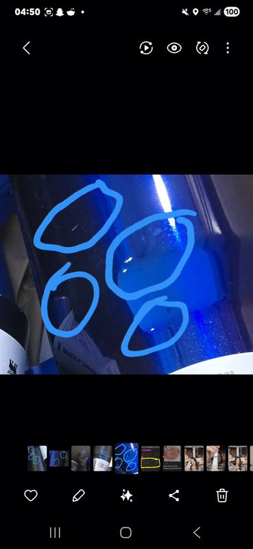 Photo submitted with review of product