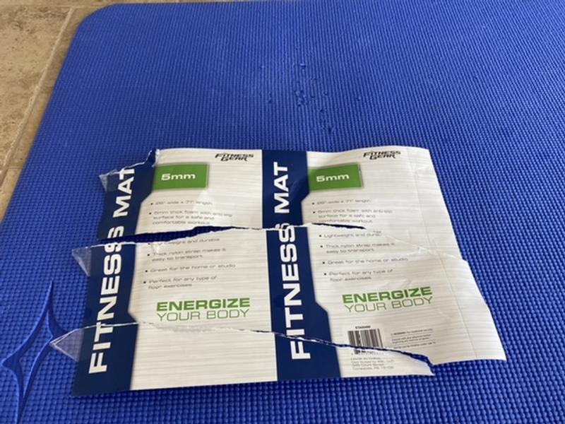 Photo submitted with review of product