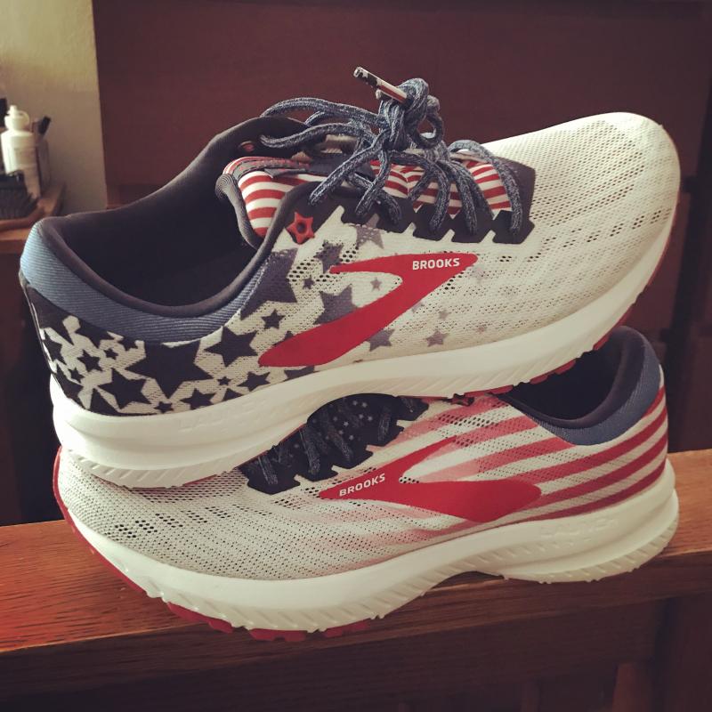 brooks running american flag shoes