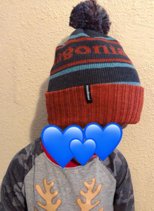 patagonia kids powder town beanie