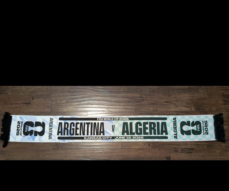 Global Scarves Argentina vs Austria 2026 World Cup Matchup Scarf