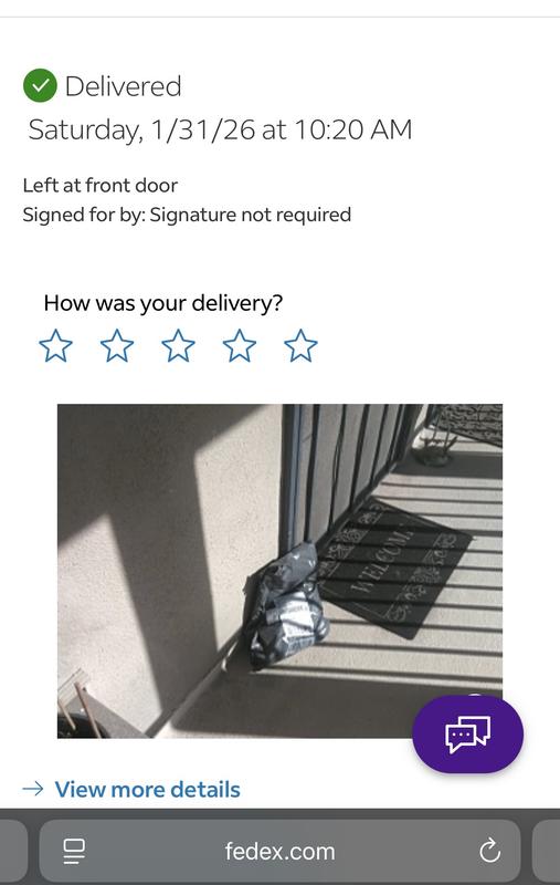 Photo submitted with review of product