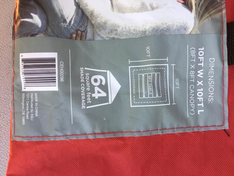 Photo submitted with review of product