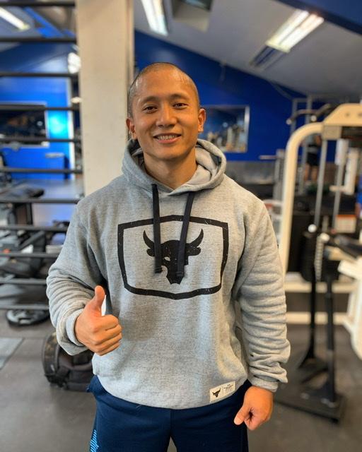 the rock workout hoodie