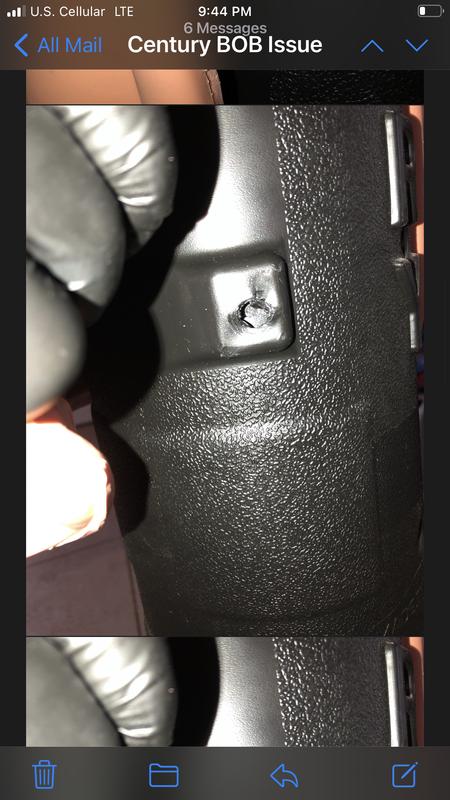 Photo submitted with review of product
