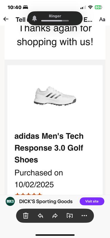 Photo submitted with review of product