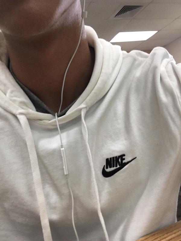 thin nike hoodie