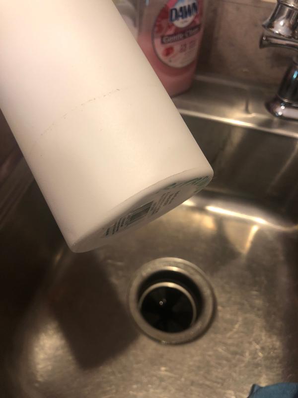 Photo submitted with review of product