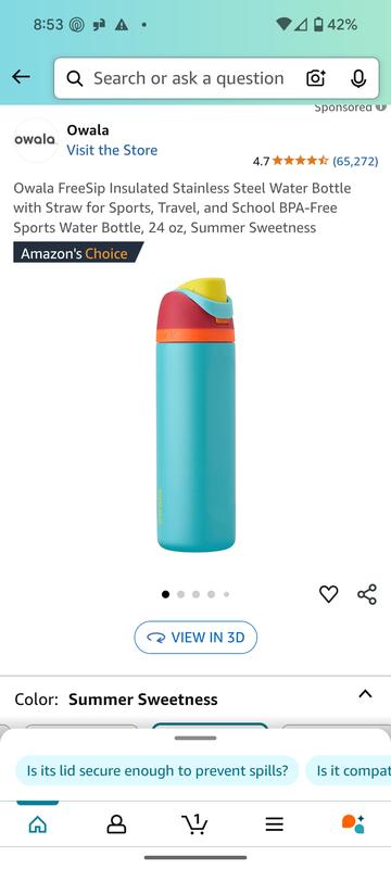 Photo submitted with review of product