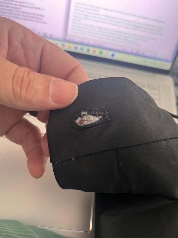 Photo submitted with review of product