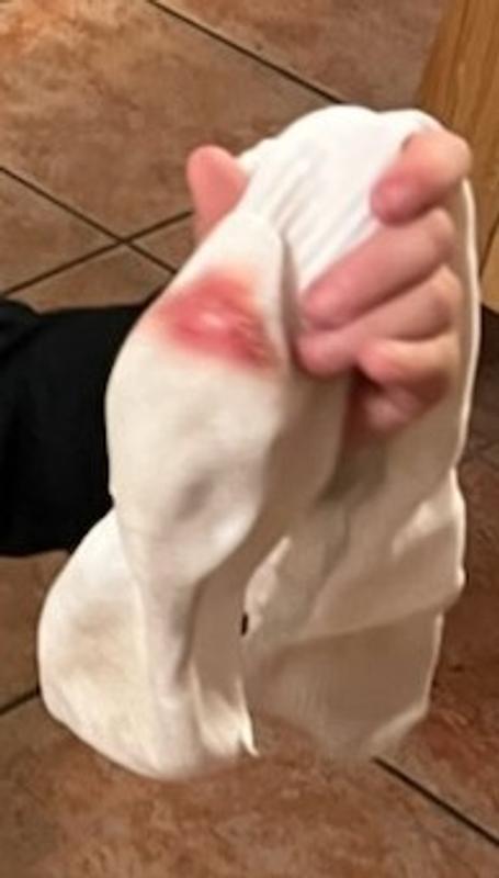 Photo submitted with review of product