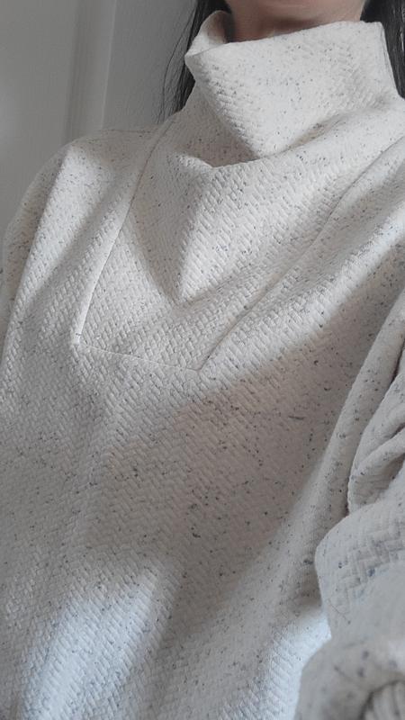 CALIA Women's Elevate Herringbone Funnel Neck