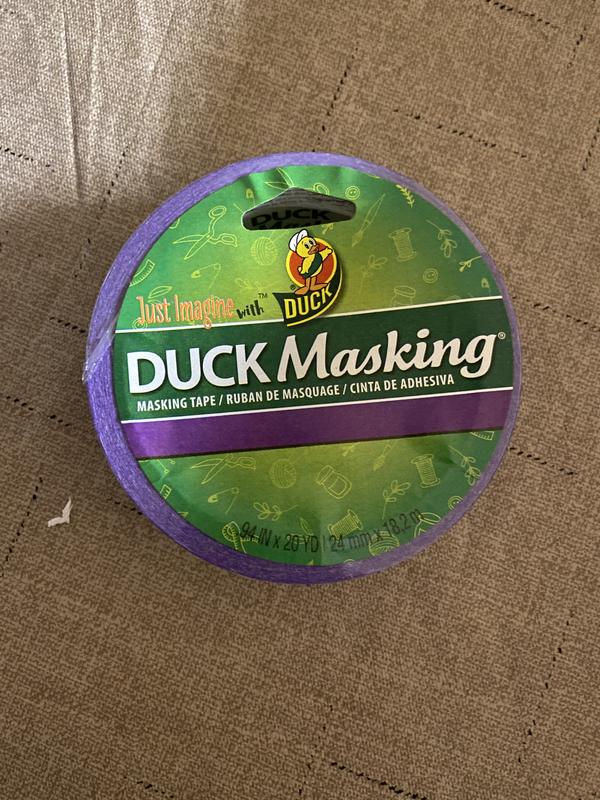 Duck Masking Brand 0.94 Inch X 30 Yd. Solid Pink Colored Masking